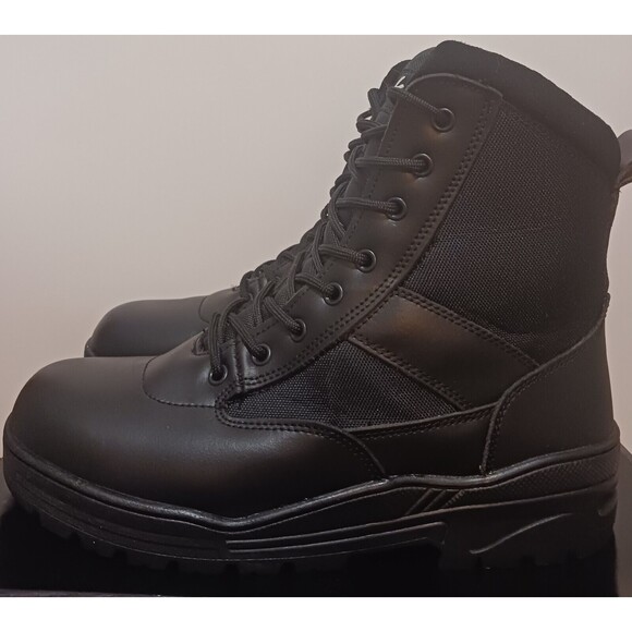 K Tech (Work Boots)-(Leather)-(Black)-(Size 11)-(Pre-owned)-(Good Condition)-$30 - Picture 2 of 6